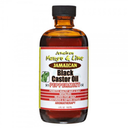 Jamaican Mango & Lime Black Castor Oil With Peppermint 4oz Jamaican Mango & Lime Black Castor Oil With Peppermint 4oz